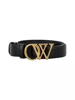 Ремень мужской Off-White классический, черный