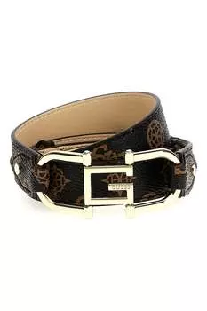 Ремень Nelka из экокожи Guess, черный