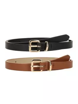 Ремень PIECES PCJANADA, цвет Brown/Black