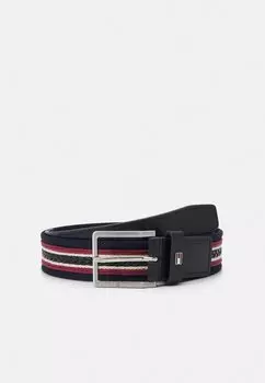 Ремень плетеный OLIVER WEBBING Tommy Hilfiger, космический синий