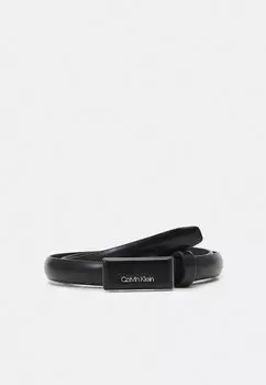 Ремень РЕМЕНЬ MUST COVERED пряжка Calvin Klein, черный