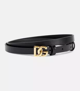 Ремень с логотипом DG Dolce&Gabbana, черный