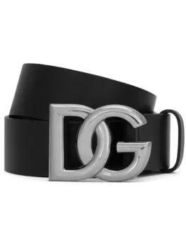 Ремень с логотипом DG Dolce & Gabbana, черный