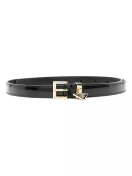Ремень с логотипом Prada, черный