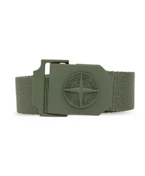 Ремень с логотипом Stone Island, зеленый