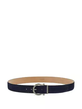 Ремень с пряжкой Gancini Ferragamo, синий