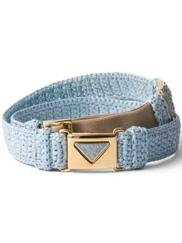 Ремень с пряжкой Prada, синий