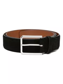 Ремень с пряжкой Santoni, черный