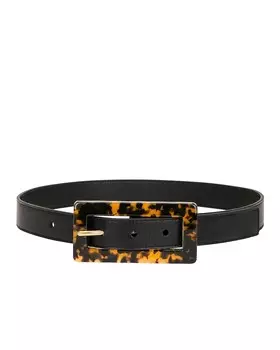 Ремень Saint Laurent Leather, цвет Havana