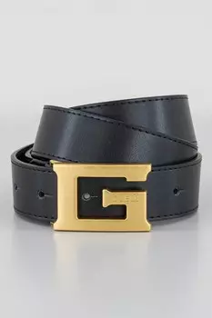 Ремень Sestri из экокожи Guess, черный