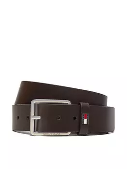 Ремень Tjm Flag Leather 4.0 Tommy Jeans, коричневый