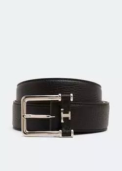 Ремень TOD'S Leather belt, черный