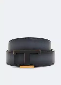 Ремень TOD'S Timeless leather belt, синий