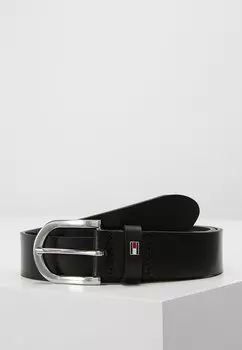 Ремень Tommy Hilfiger с логотипом, черный