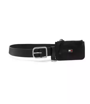 Ремень Tommy Jeans + marsupio POCKET, черный