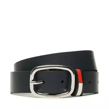 Ремень Tommy Jeans TjwOval, темно-синий