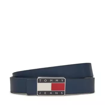 Ремень Tommy Jeans TjwRev. Leather, темно-синий