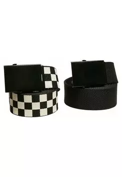 Ремень Urban Classics, цвет black/offwhite