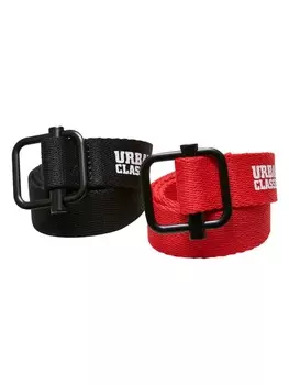Ремень Urban Classics, цвет black/red