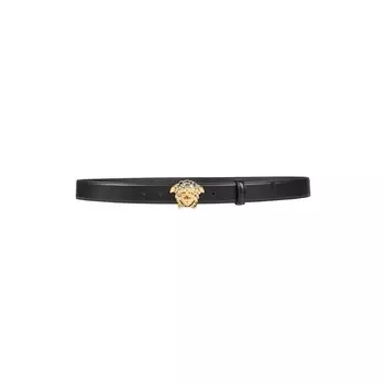 Ремень Versace Leather, черный