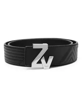 Ремень ZV Initials Zadig&Voltaire, черный