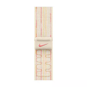 Ремешок Apple Nike Sport Loop, 40 мм, Starlight/Pink