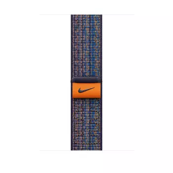 Ремешок Apple Nike Sport Loop, 45 мм, Game Royal/Orange