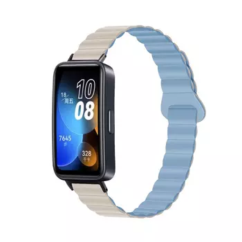 Ремешок для часов унисекс Penc Iwatch, Black with orange [silicone magnetic loop - strap]
