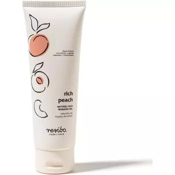 Resibo Rich Peach Натуральный гель для умывания лица 125 мл 100% веганский