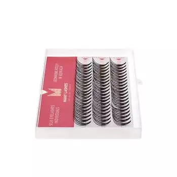Ресницы 10D Пучковые - ManyLashes 10D 0.10 C 13мм, MANYBEAUTY