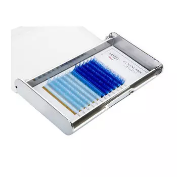 Ресницы Color Mix - Blue, 0.10, D Looksus Lashes