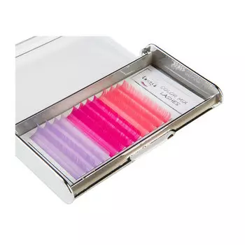 Ресницы Color Mix - Lila Rose, 0.07, C Looksus Lashes