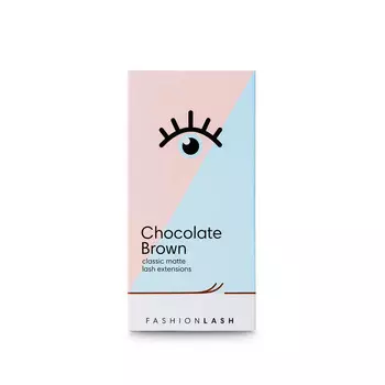 Ресницы Fashion Lash Chocolate Brown D 0.07, 9 мм
