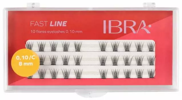 Ресницы Fast Line 8 мм Ibra