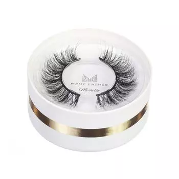 Ресницы на полоске мл-19, 10-16 мм, 1 упаковка. Many Lashes Michelle