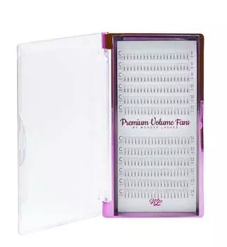 Ресницы Premium 3D Volume Fans D, 14 мм Wonder Lashes, WonderLashes