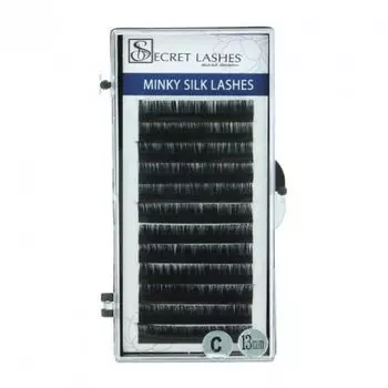 Ресницы Secret Lashes Minky, объем 0,03 изгиб C 15 мм