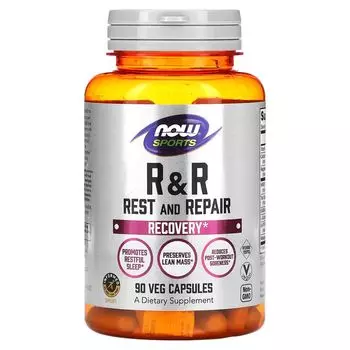 Rest & Repair, восстановление, 90 растительных капсул Now Foods
