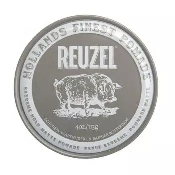 Reuzel Extreme Hold Matte Pomade помада экстрасильная матовая для волос, 113 г