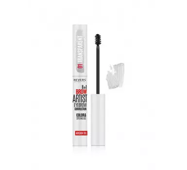 Revers, Гель для бровей Brow Artist 8in1 #01 Прозрачный, 7 мл