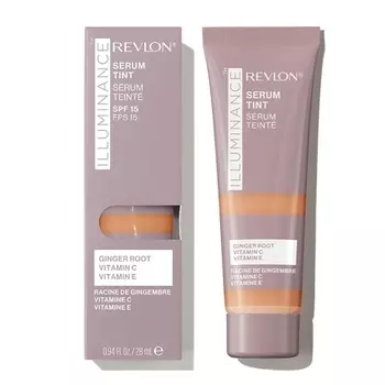 Revlon Тонирующая сыворотка Illumination с тройной гиалуроновой кислотой, выравнивает тон кожи, увлажняет в течение всего дня с SPF 15, 28 мл 409 Brulee