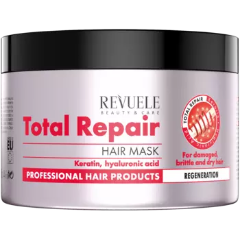 Revuele Total Repair восстанавливающая маска для волос, 500 мл