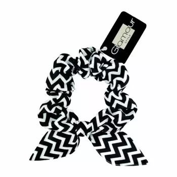 Резинка для волос Glamour Black and White