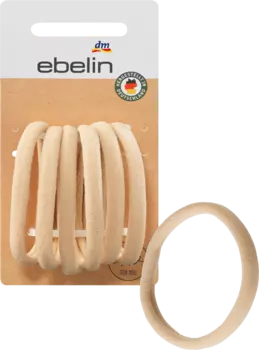 Резинки для волос блондинка мягкие 6 шт. ebelin
