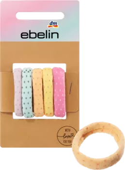 Резинки для волос разноцветные точки 5 шт. ebelin