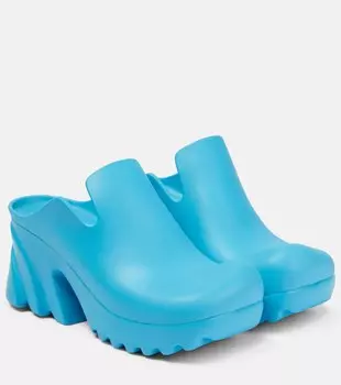 Резиновые мюли Flash Bottega Veneta, синий