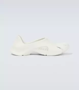Резиновые сандалии Mold Closed Balenciaga, белый