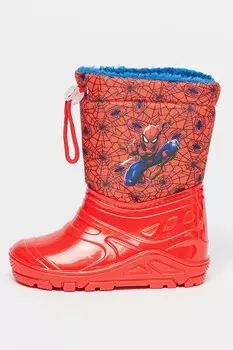 Резиновые сапоги с принтом Marvel, красный