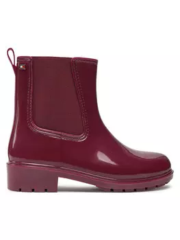 Резиновые сапоги Tommy Hilfiger, темно-красный