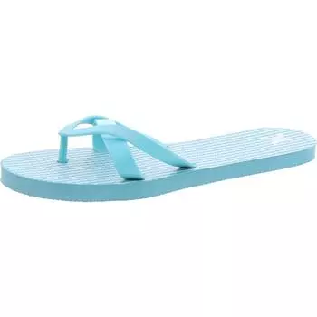 Резиновые шлепанцы Brave Womens с логотипом Hurley, бирюзовый